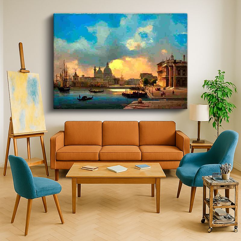 Ressam Kanvas Tablo 490